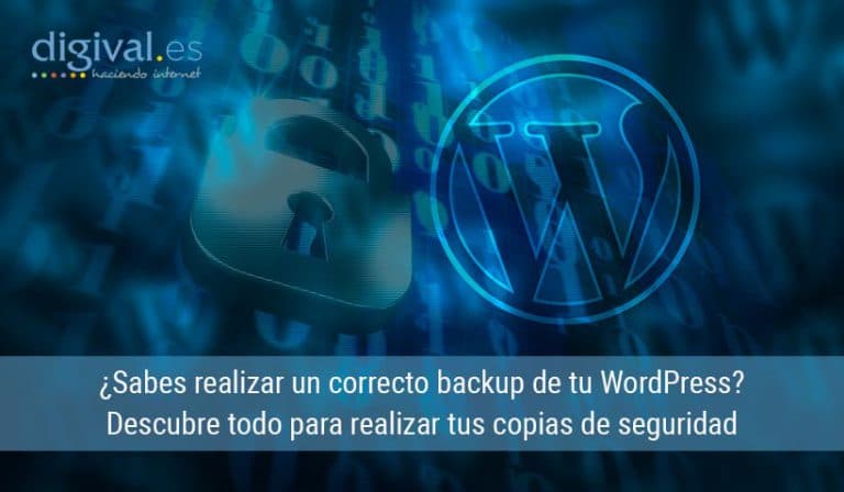 Cómo hacer backup de WordPress